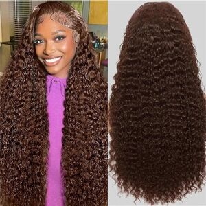 Elegant Brown Curly Hair Extensions
